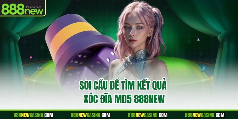 Soi cầu để tìm kết quả xóc đĩa MD5 888NEW